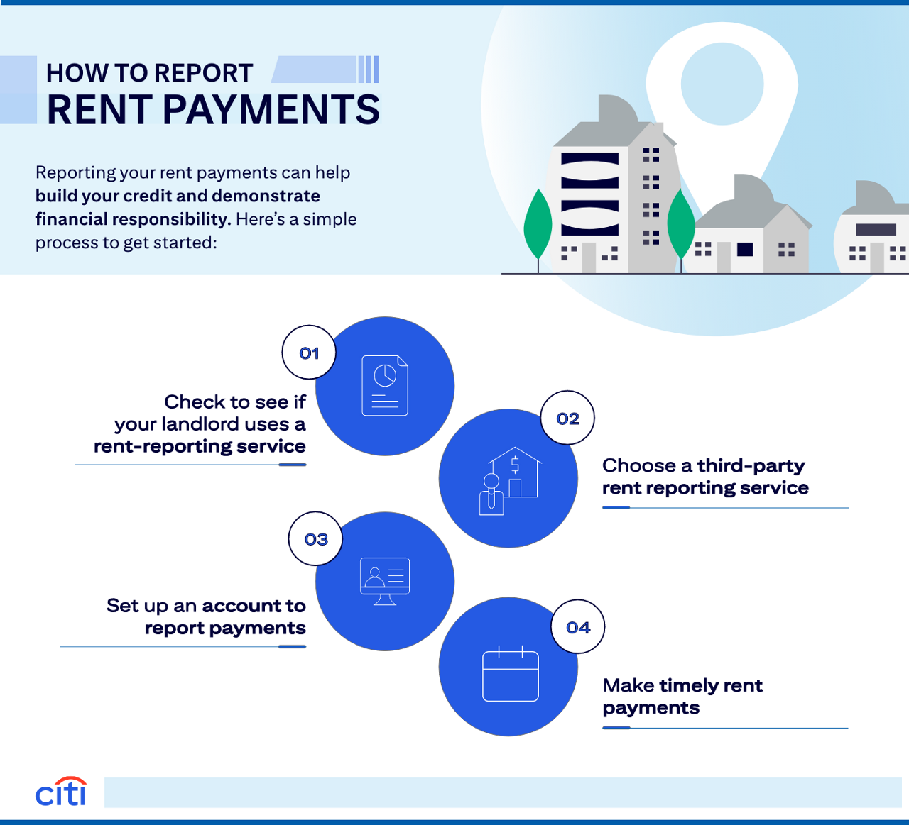 How to Report Rent Payments. Reporting your rent payments can help build your credit and demonstrate financial responsibility. Here's a simple process to get started: 01 Check to see if your landlord uses a rent-reporting service. 02 Choose a third-party rent reporting services. 03 Set up an account to report payments. 04 Make timely rent payments.